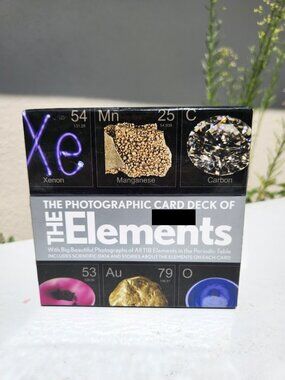 The Photographic Card Deck of the Elements Periodic Table Flash Cards 126 Cards